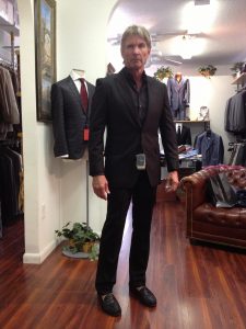 Custom Black Elegant Suit